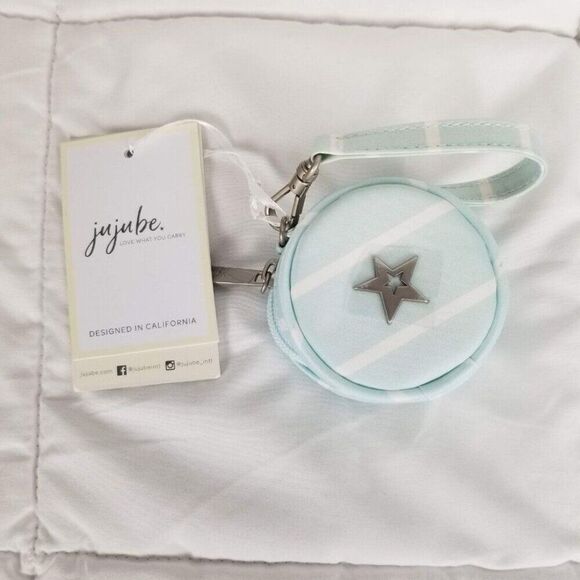 JuJuBe Summer Stripe Be Quick Paci Pod Bundle Bag Clutch Beach Goers Lining NEW - Picture 6 of 10